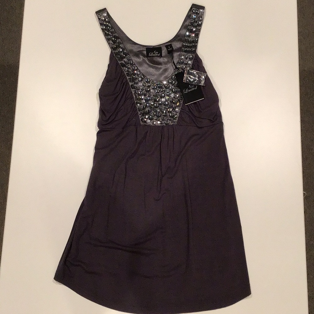 Ripe Limited - MATERNITY - Holiday - Tiffany top-Size S-Graphite- New With tags